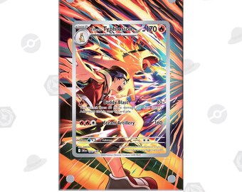 Ethan's Typhlosion 190/182 - Pokémon Extended Artwork Display Case