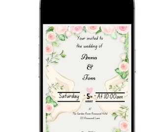 Digital Wedding Invitation