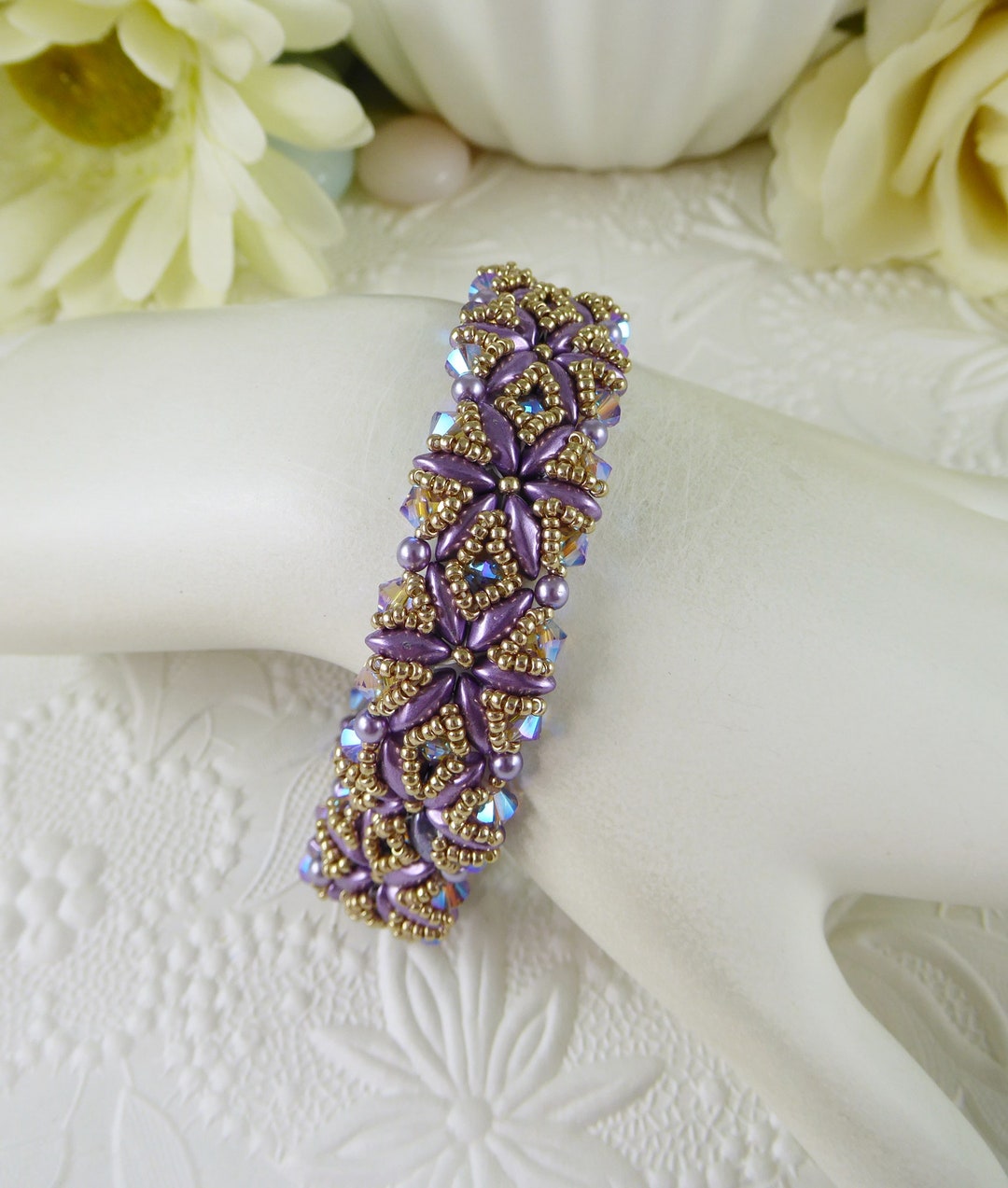 Weave Star Handmade Royal Blue Ceramic Woven Charm Bracelet For Women Everyday Wear main image 0