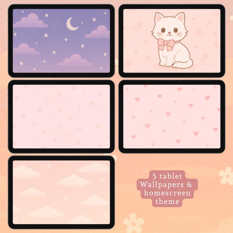 Coquette Aesthetic Phone Wallpaper Set and Icons Pack & Widget | Pink ...