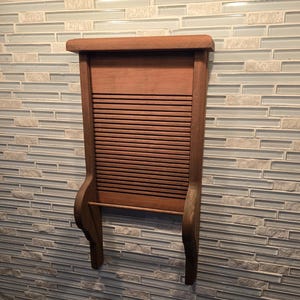 Vintage Decorative Wooden Washboard  and Towel Rack