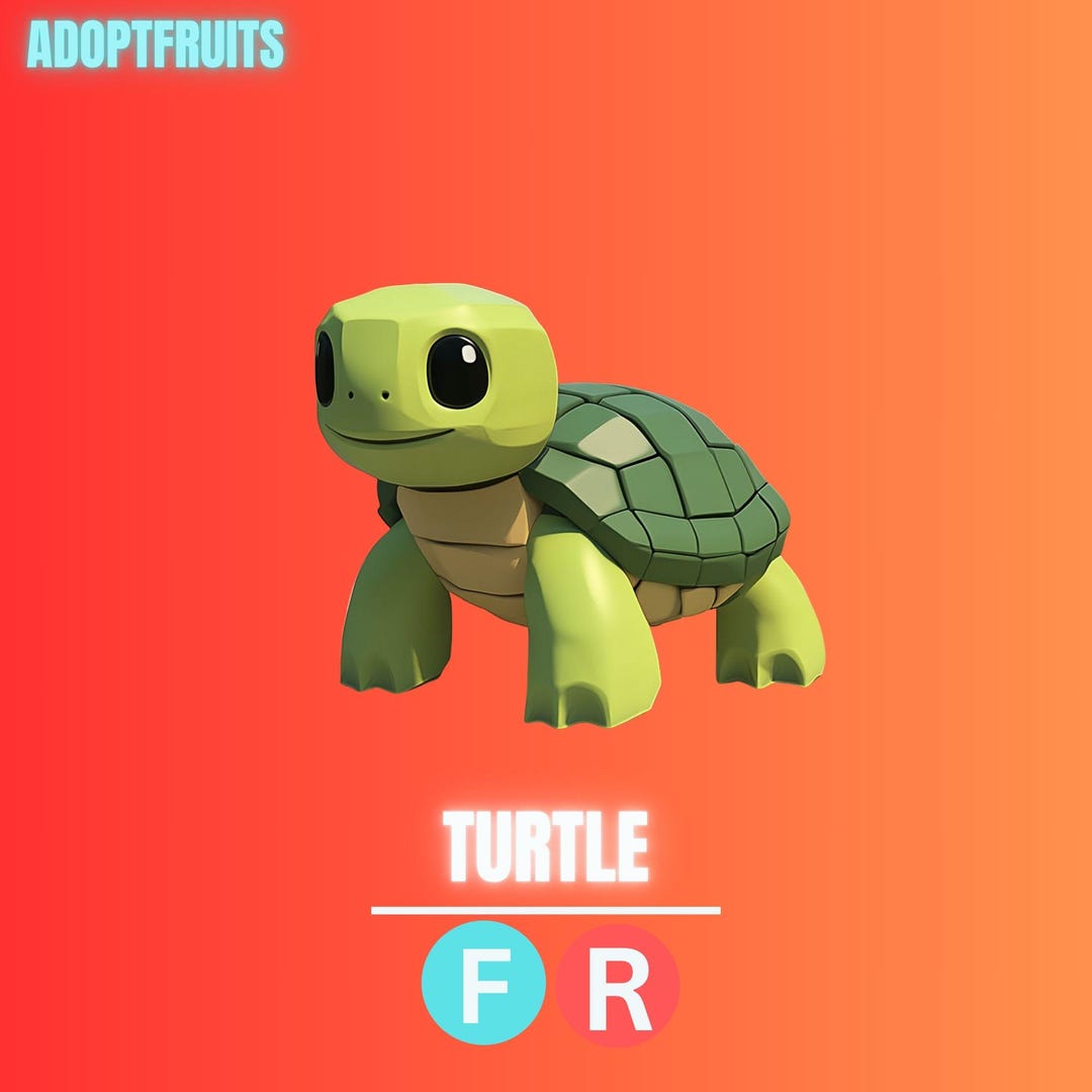Fly Ride Turtle Adopt Me Turtle FR Fly Ride - Etsy