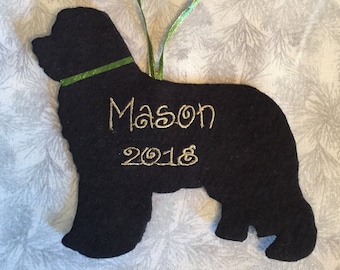 Personalized Custom Newfoundland Ornament Made To Order