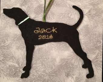 Plott Dog Ornament Made To Order