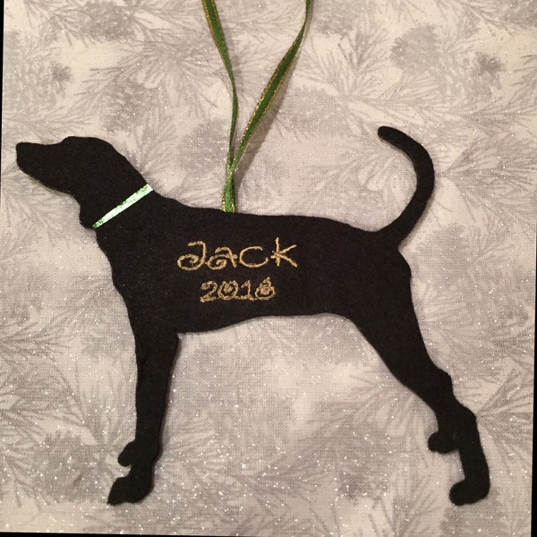 Plott Dog Ornament Made To Order