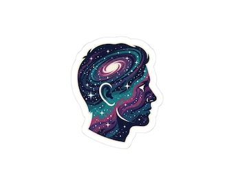 Naklejki Galaxy Mind Kiss-Cut | estetyka naszywek z motywem przetrwania w kosmosie i misji