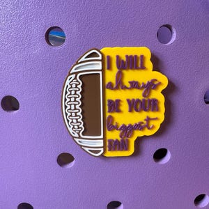 Fútbol, fanático más grande, accesorios para bolsos Bogg, dijes, accesorios, deportes, bolso Bogg Jibbitz, dijes de atleta, bolso Bogg