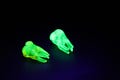 Uranium Glass Tooth Figurine UV Reactive Mini Glass Tooth Glow Under Black Light Handmade Dental Gift Tiny Glass Sculpture product logo