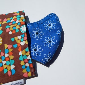 Retro Mask Storage Bag/ Retro Sandwich Bag/Reusable Sandwich Bag- Ready to Ship