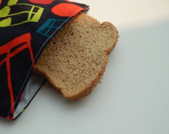 Musical Notes Sandwich Bag/Reusable Sandwich Bag