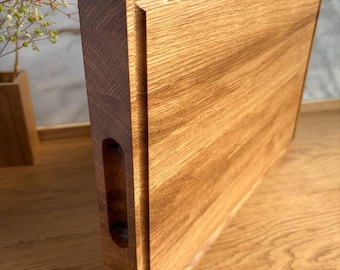 Handmade Oak Cutting Board: Rustic Kitchen Chopping Block