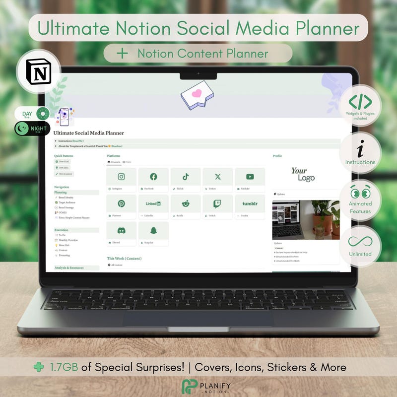 Notion Template Creators Etsy
