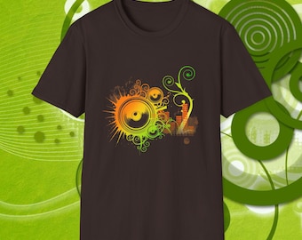 Frutiger Metro T-Shirt | Y2k Tee | 2000s Nostalgia Designs | Frutiger Vectorbloom Aesthetic | Frutiger Metro Clothes | 2000 Nostalgic Swirls