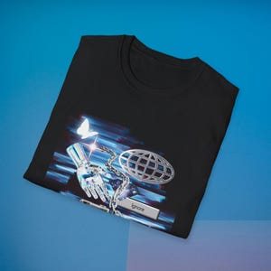 2000s Clothing Cybercore Graphic T-Shirt | Techwear Alternative Top | Webcore Cybergoth Shirt | Y2K Style Alt Clothing | 2000s Tech Inspired image 8