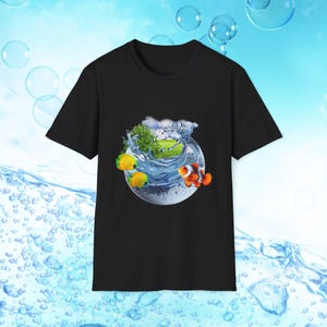 Frutiger Aero Nostalgia T-Shirt | Retro 2000s Vibes with Dolphin Aqua Aero Design | Perfect for Webcore, Weirdcore & Nostalgiacore Fans