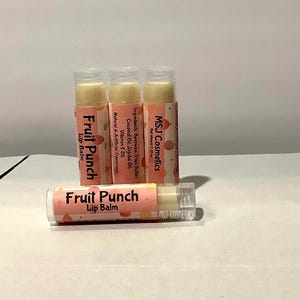 Fruit Punch Lip Balm - Handmade Beeswax Lip Balm