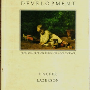 HUMAN DEVELOPMENT From Conception Through Adolescence Vintage 1984 by Kurt W. Fischer and Arlyne Lazerson