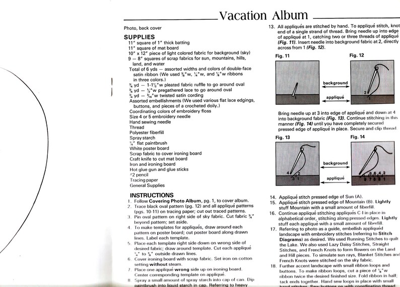 Keepsake Albums Photo Albums Covers to Make Instructions Etsy