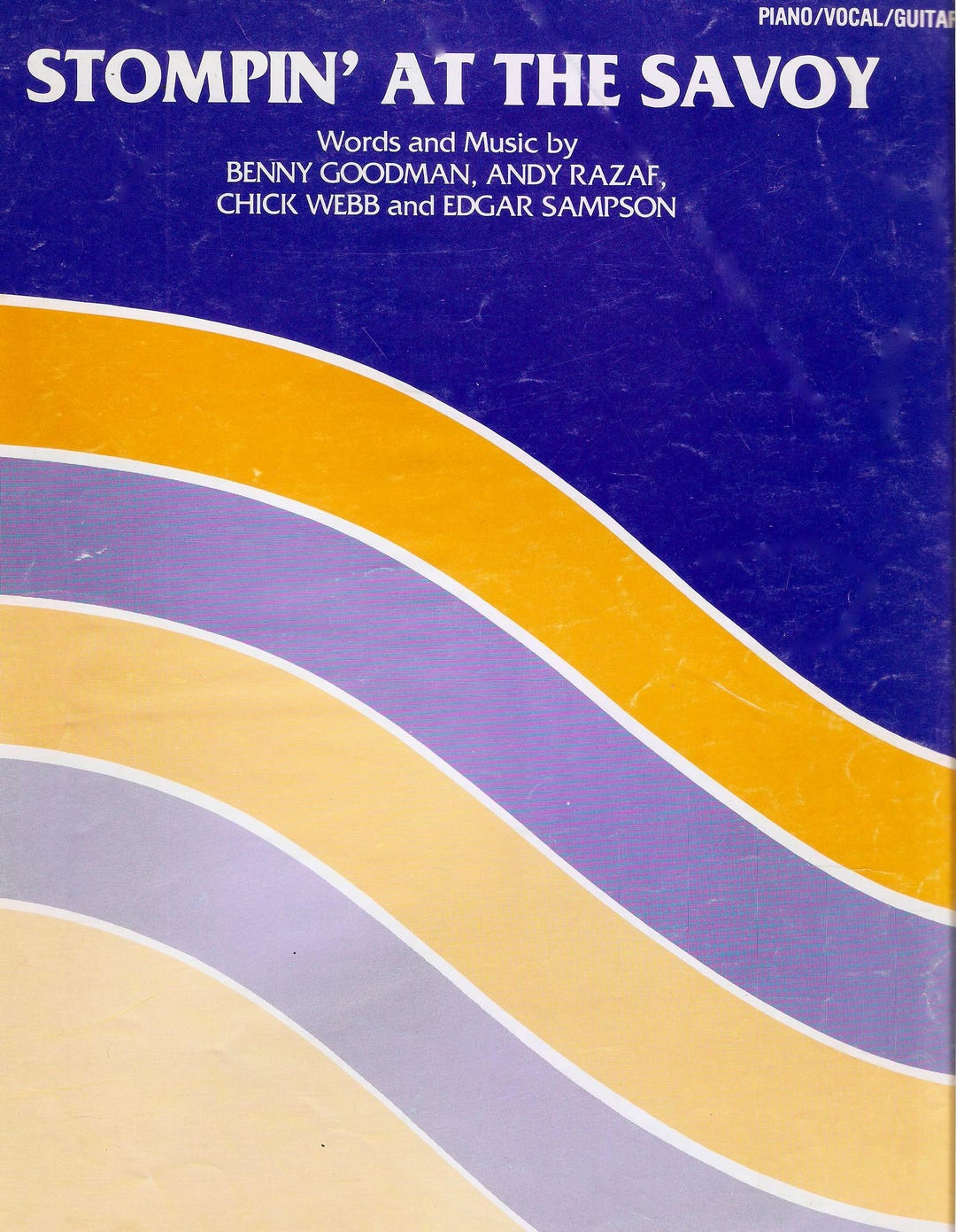 STOMPIN' at the SAVOY Digital PDF Piano Vocal Guitar Words and Music by ...