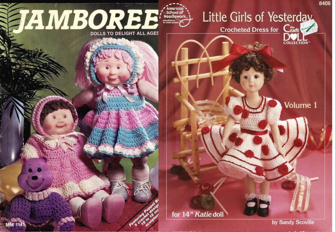 Crochet Dresses Patterns for Dolls, Jamboree Dolls, Little Girl of