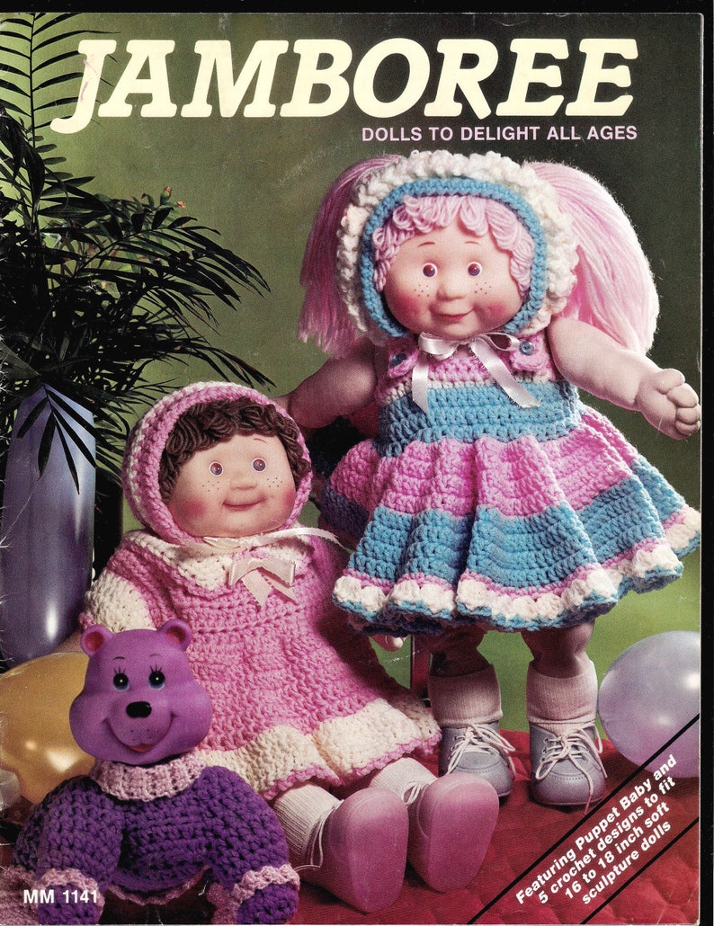 Crochet Dresses Patterns for Dolls, Jamboree Dolls, Little Girl of