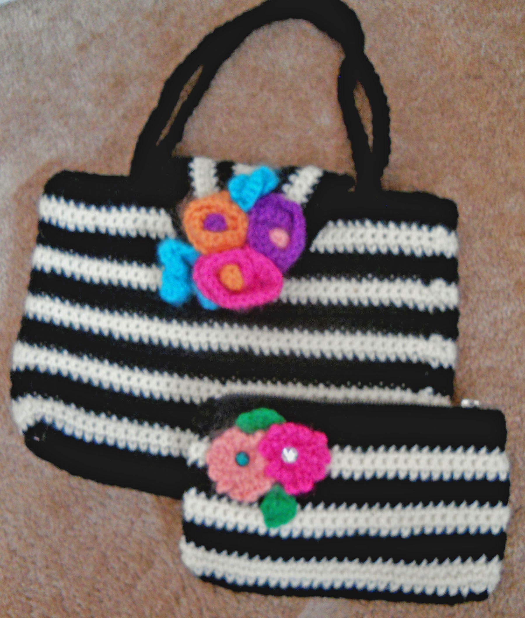 HOW to CROCHET SWEET SIMPLE HANDBAG - Purse Bolsa Bag DIY Tutorial from  Naztazia - YouTube