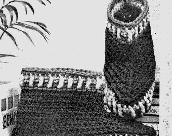Slipper Boots Crochet Pattern, House Slipper boots digital pattern child lady man family Christmas gift
