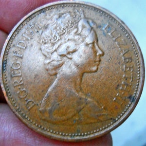1971 2 new pence elizabeth 2 - Etsy 日本