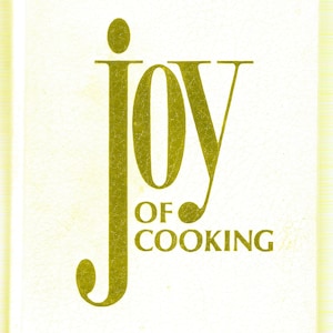 Książka kucharska Joy of Cooking wydana w USA w 1984 r., przepisy kulinarne Irmy S. Rombauer, książka kucharska, prezent wielkanocny, noworoczny, urodzinowy dla niej