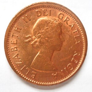 1859年 カナダ 1セント ヴィクトリア女王