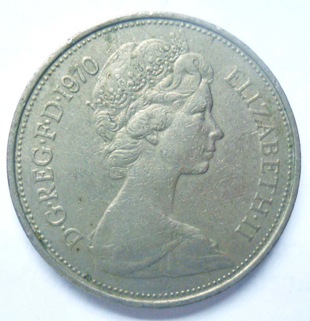 イギリス 1969 1970 新 10 ペンス - イギリス女王エリザベス 2 世