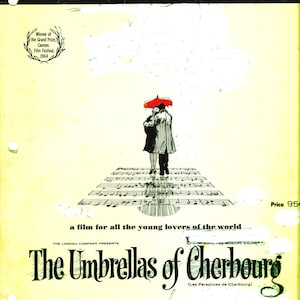 Music sheet Watch What happens from The Umbrellas of Sherbourg The Husband Theme for all Young Lovers of The World 1967 Digital Download PDF