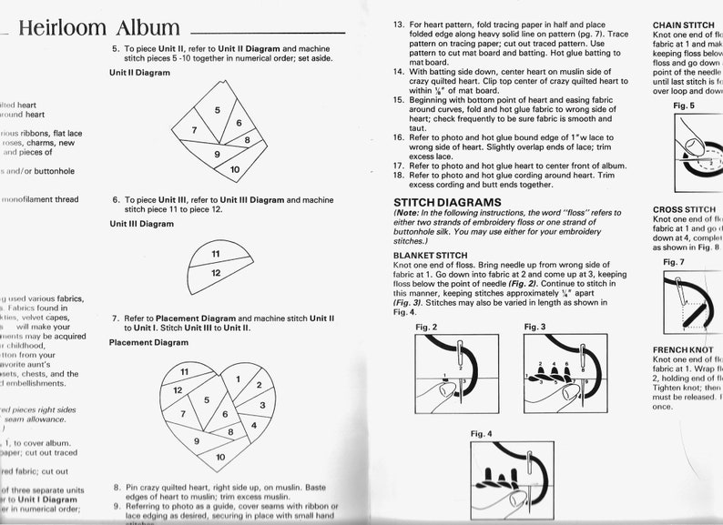Keepsake Albums Photo Albums Covers to Make Instructions Etsy