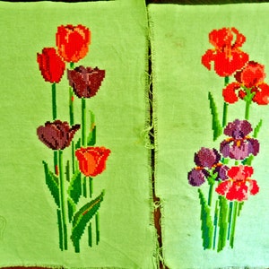 Buquê de flores para aniversário de dia das mães, presente finalizado, ponto cruz, arte de parede para pendurar, ponto cruz completo, decoração de parede emoldurada, feita à mão