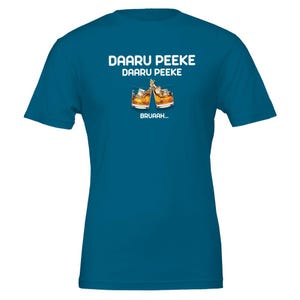 Daaru Peeke Punjabi T-Shirt - Soft Cotton, Unisex Fit, Perfect for DTG Printing