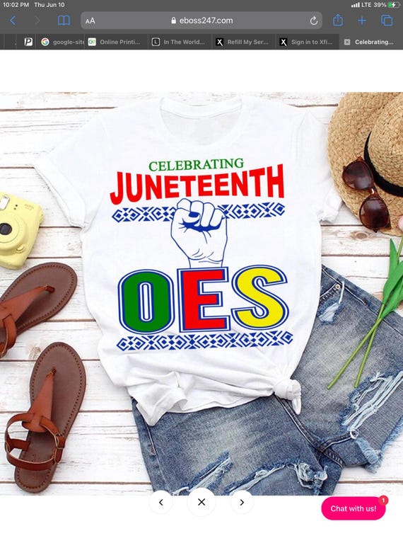 OES Celebrating Juneteenth T-shirt