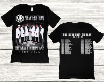 NE the New Edition Way Tour 2026 T-shirt (front and Back) Toni