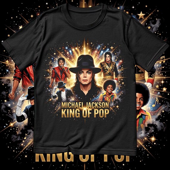 Michael Jackson King of Pop T-shirt - Etsy