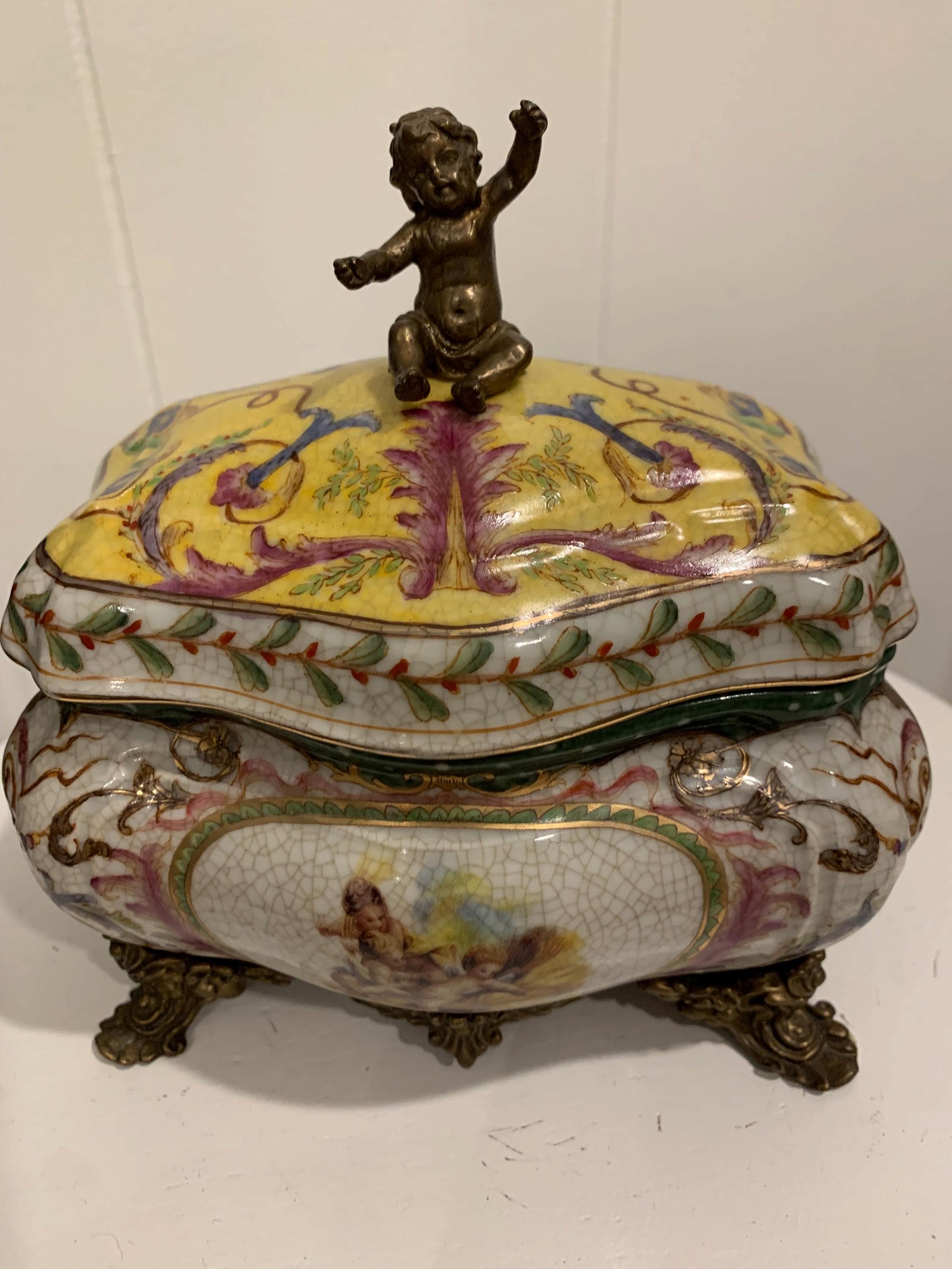Wong Lee Porcelain Box - Etsy