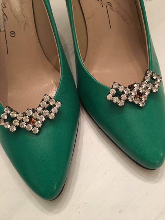 rhinestone shoe clips