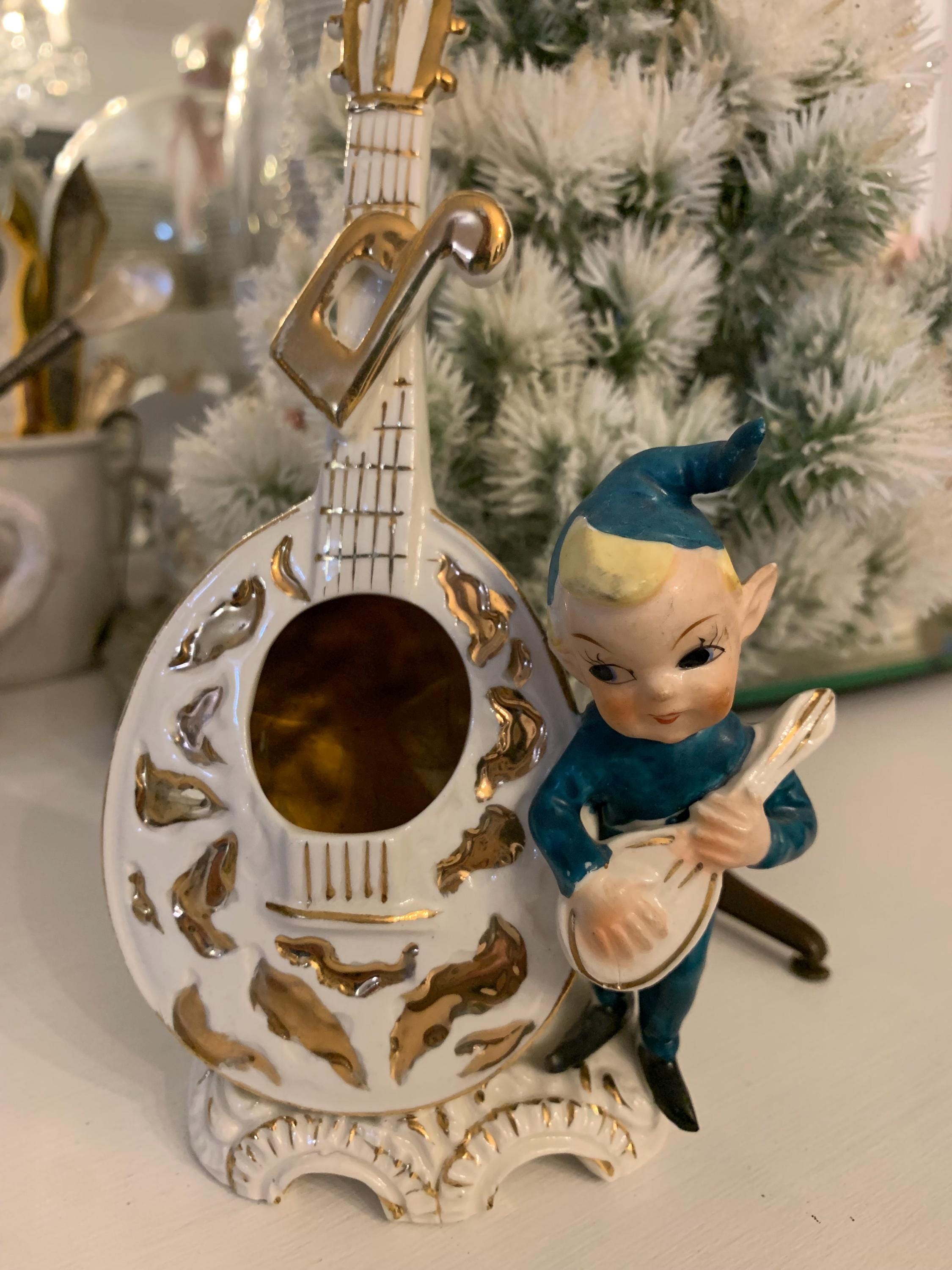 ドマン　Demain  アンティークミラー　チューリップ Mann Ceramics - Etsy
