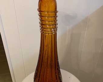 Art Glass Vase Trump Home Amber Tall Vase