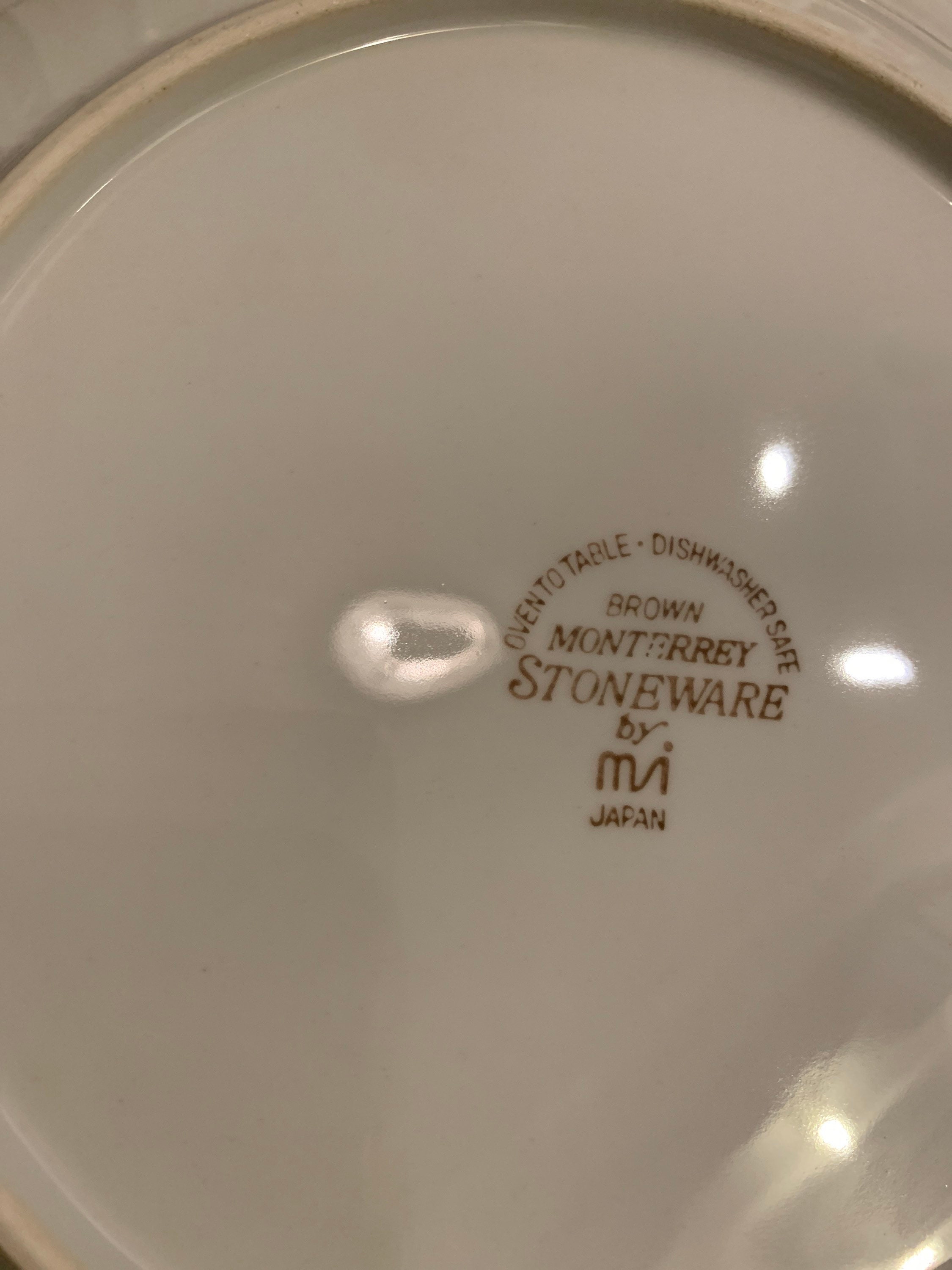 ブラウン モンテレー ストーンウェア バイ Mi ~ ヴィンテージ ディナー