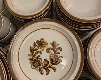 ブラウン モンテレー ストーンウェア バイ Mi ~ ヴィンテージ ディナー