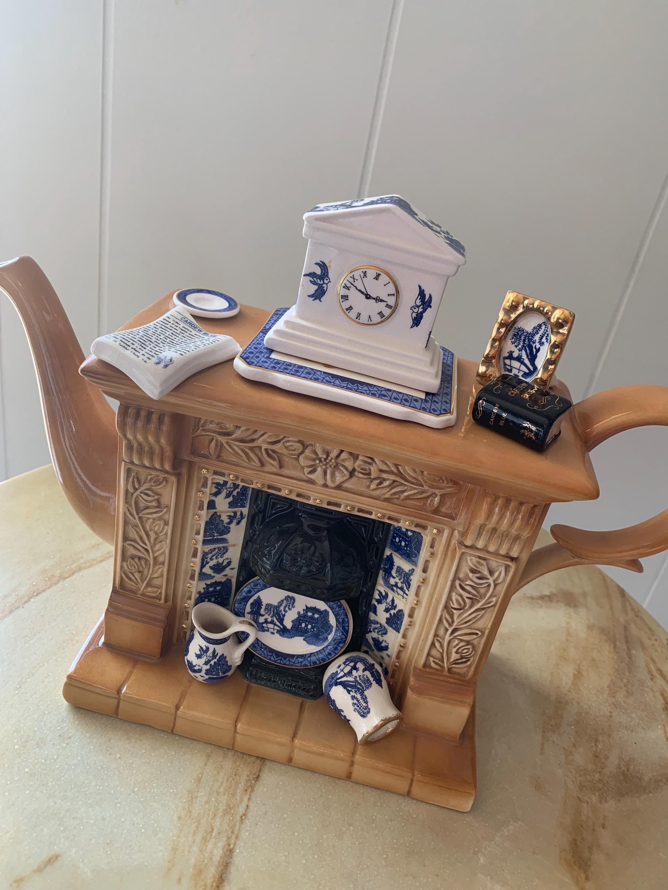 Rare Paul Cardew Teapot Special Edition the Classic Fireplace