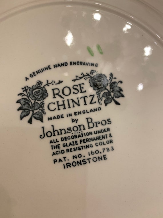 Rose Chintz Johnson Bros Open Stock Assorted Pieces Vintage China