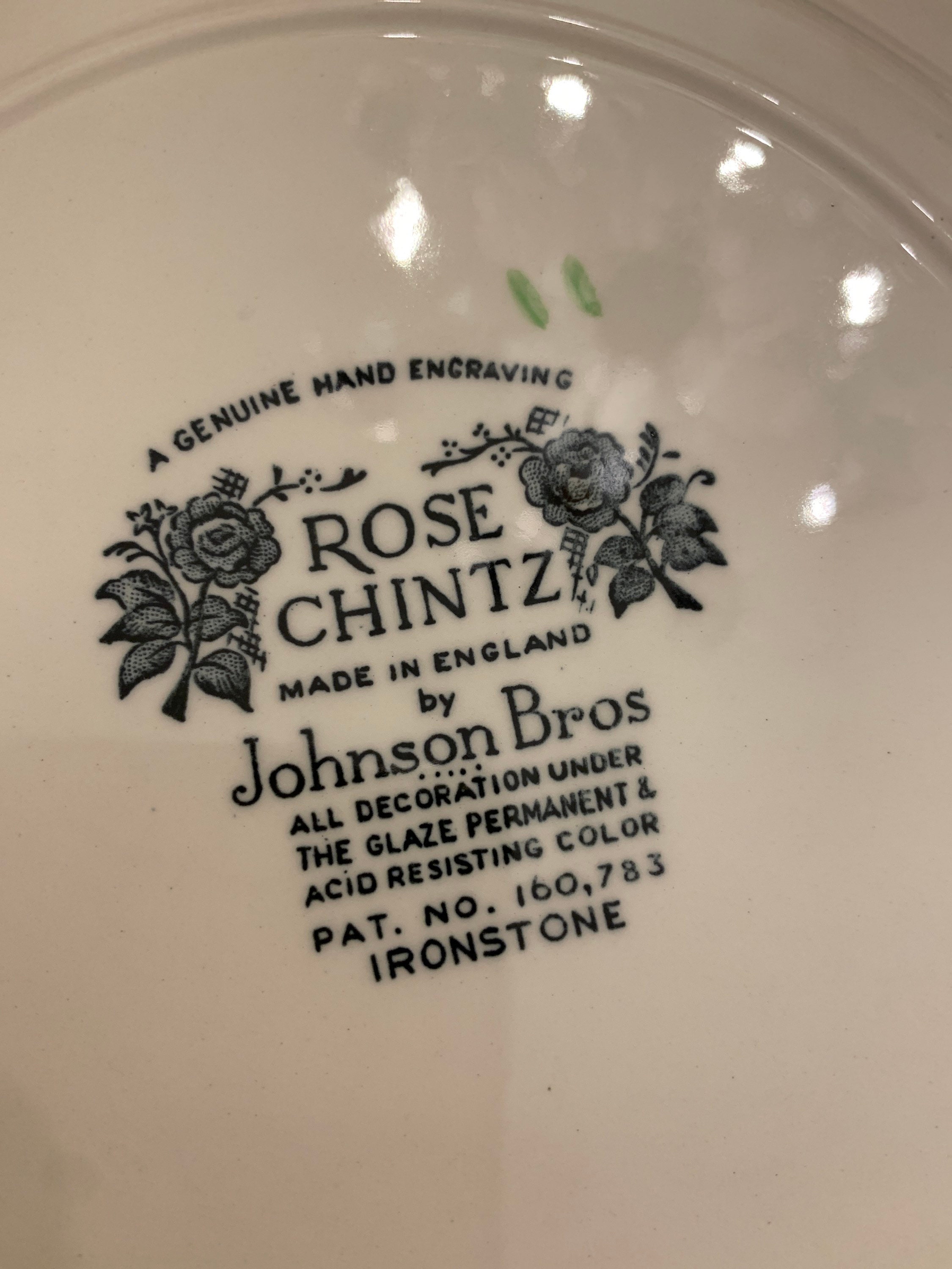 Rose Chintz Johnson Bros Open Stock Assorted Pieces Vintage China