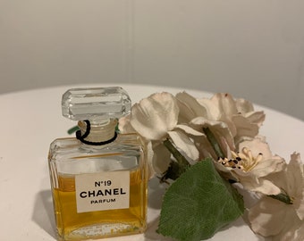 Chanel No 19 Parfum Used Bottle Collectible