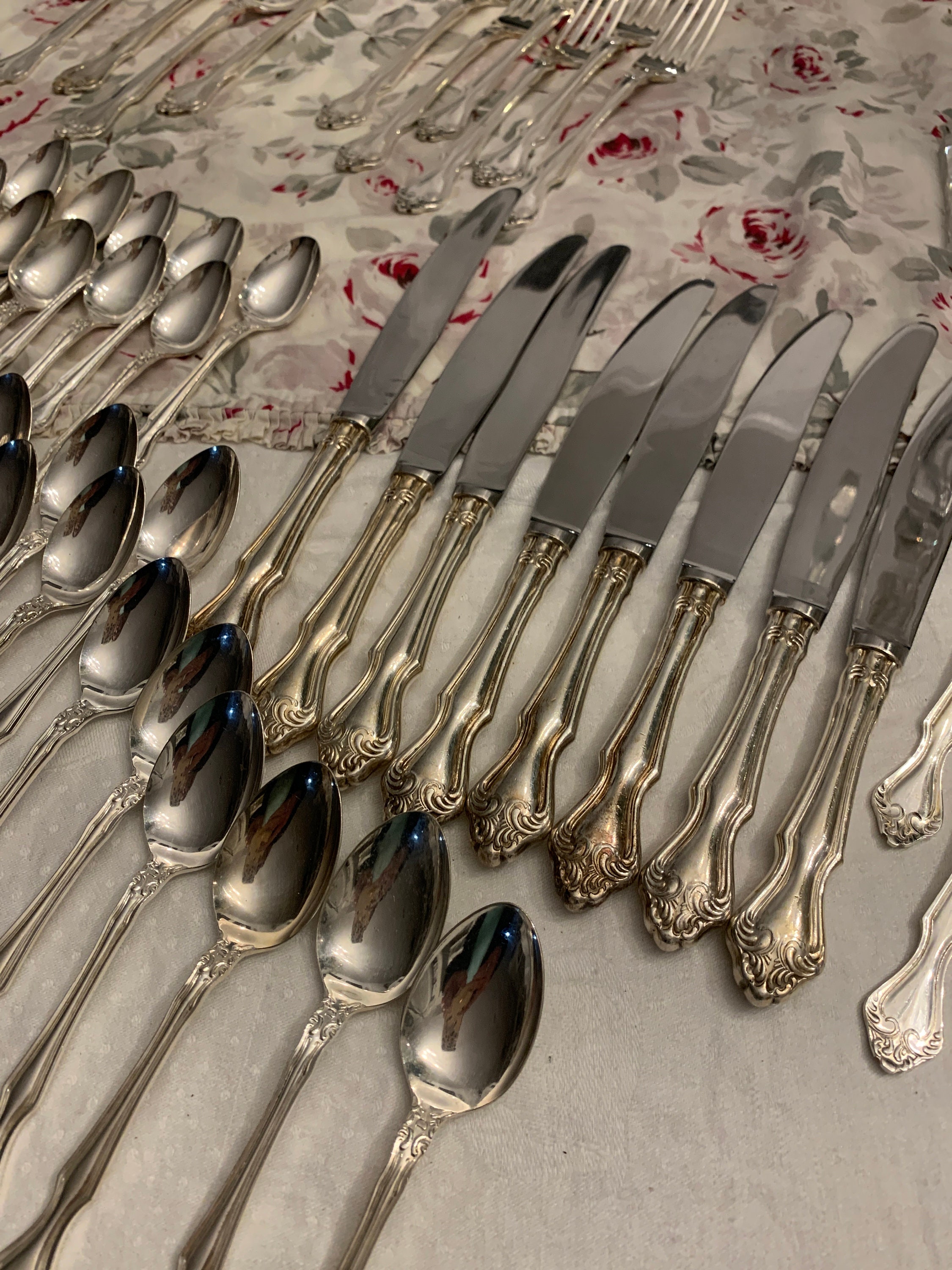 Silver Flatware Nickel Silver - Etsy