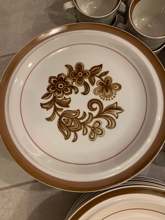 ブラウン モンテレー ストーンウェア バイ Mi ~ ヴィンテージ ディナー